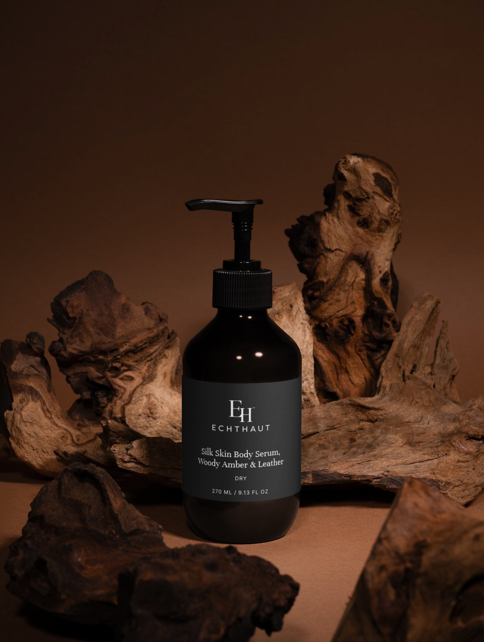 Silk Skin Body Serum, Woody Amber & Leather - ECHTHAUT